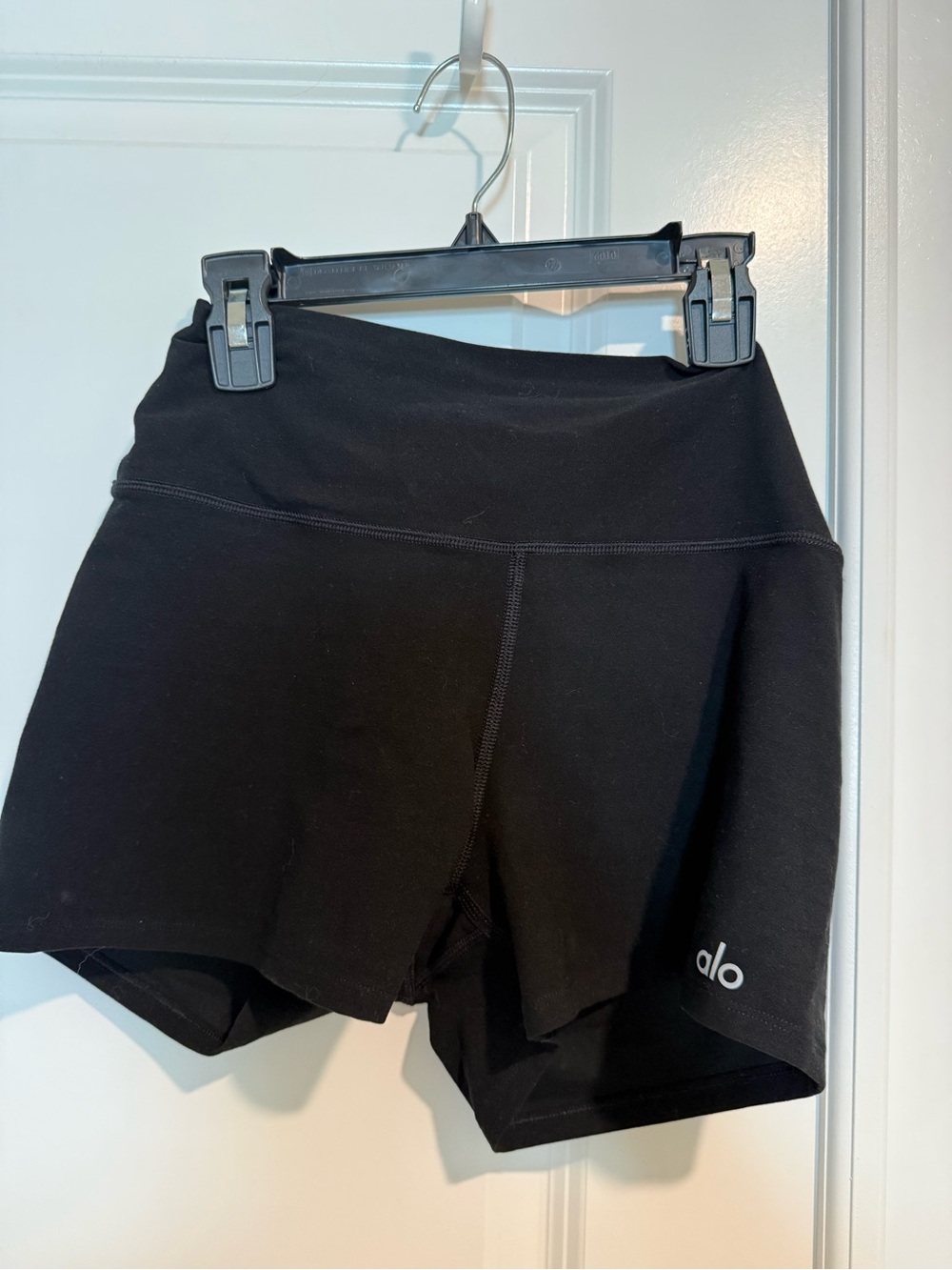 ALO Yoga Black High-Rise Performance Shorts